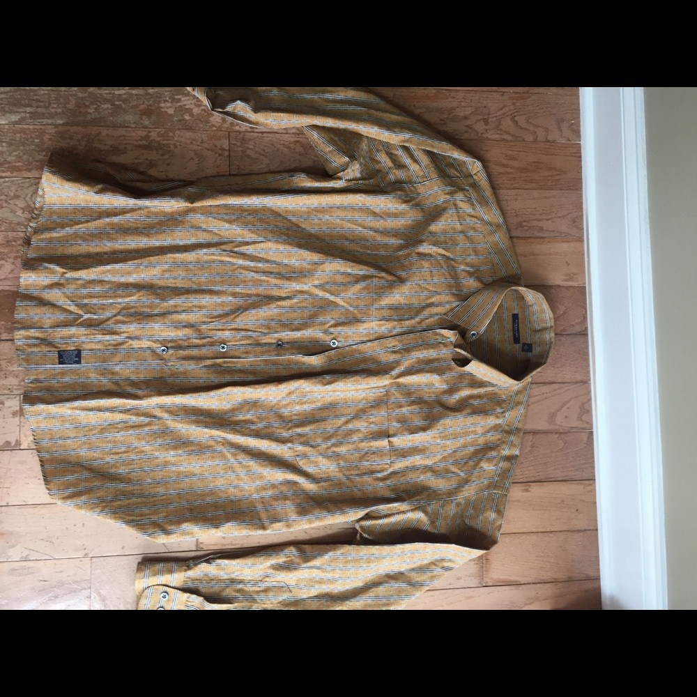 Burberry button down shirt large